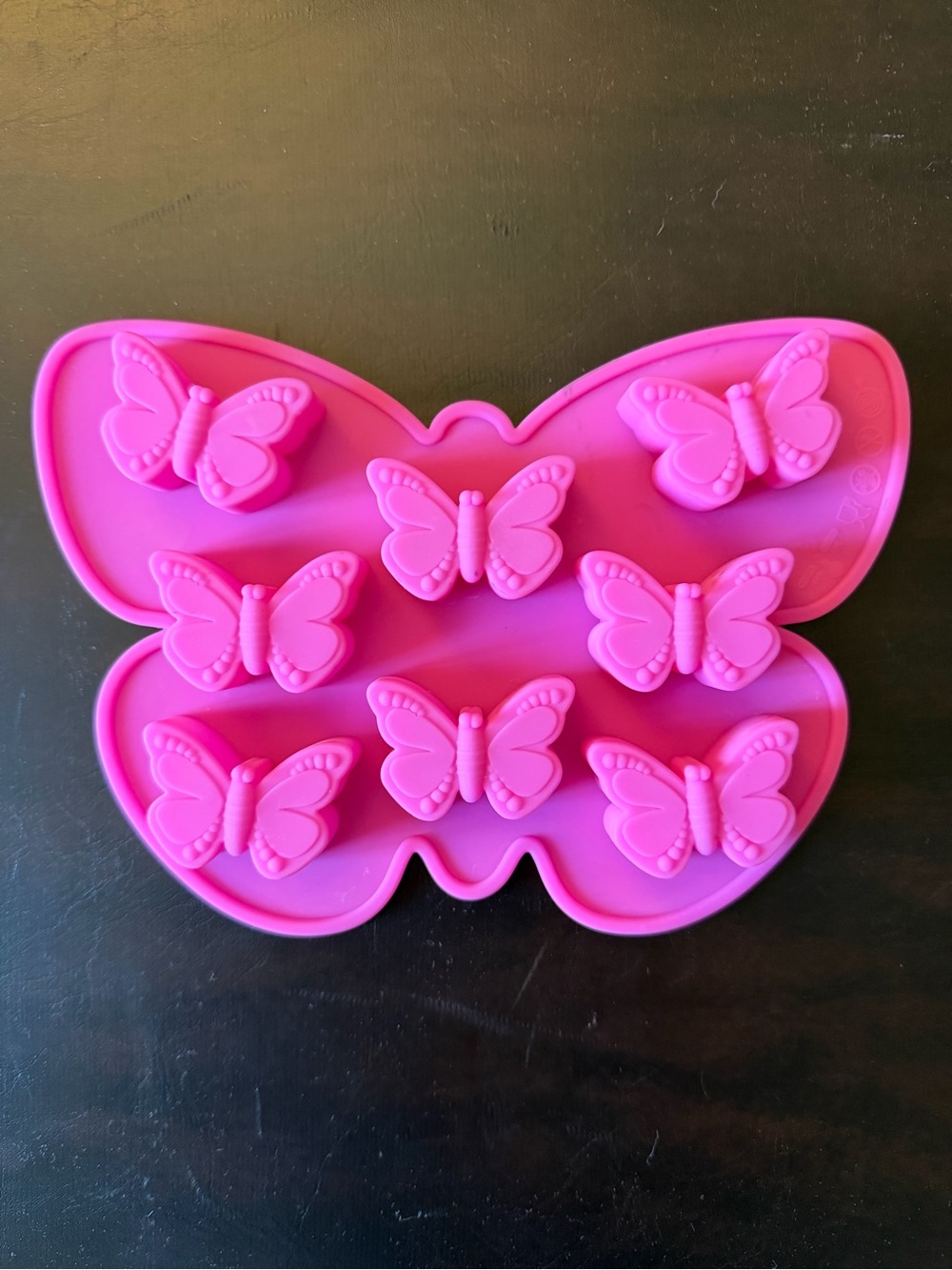 Source Unknown Hot Pink Butterfly Silicone Candy & Baking Mold